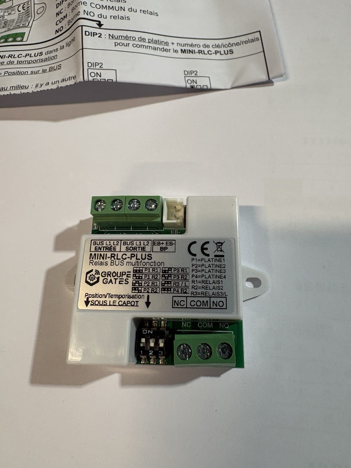Module Relais BUS Multifonctions – MINI-RLC-PLUS pour portail , gâche éclairage