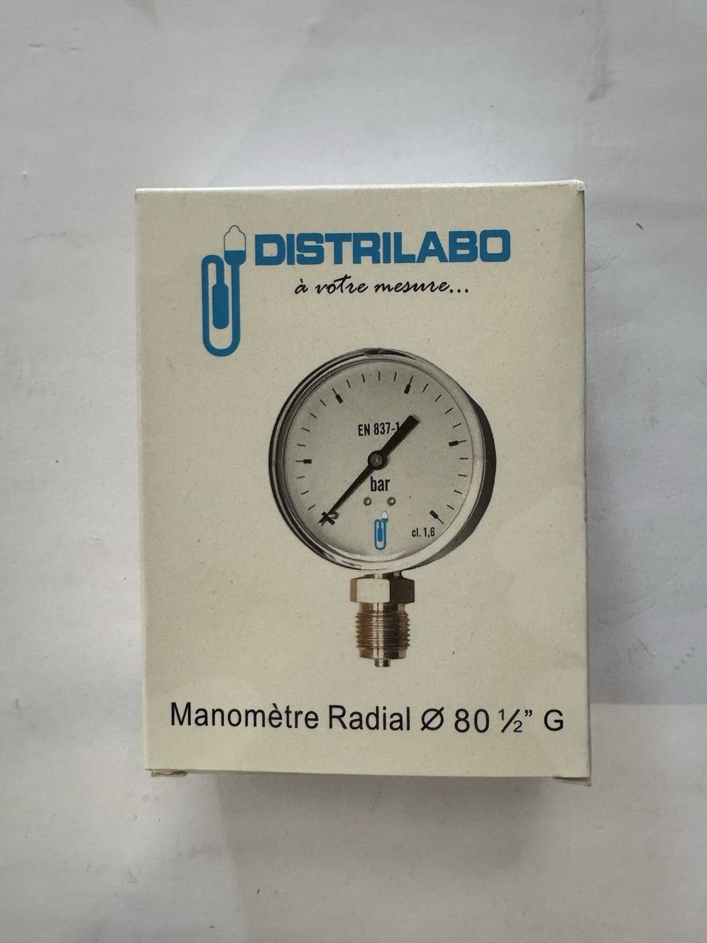 Manomètre Radial ® 80 ½/" G distrilabo