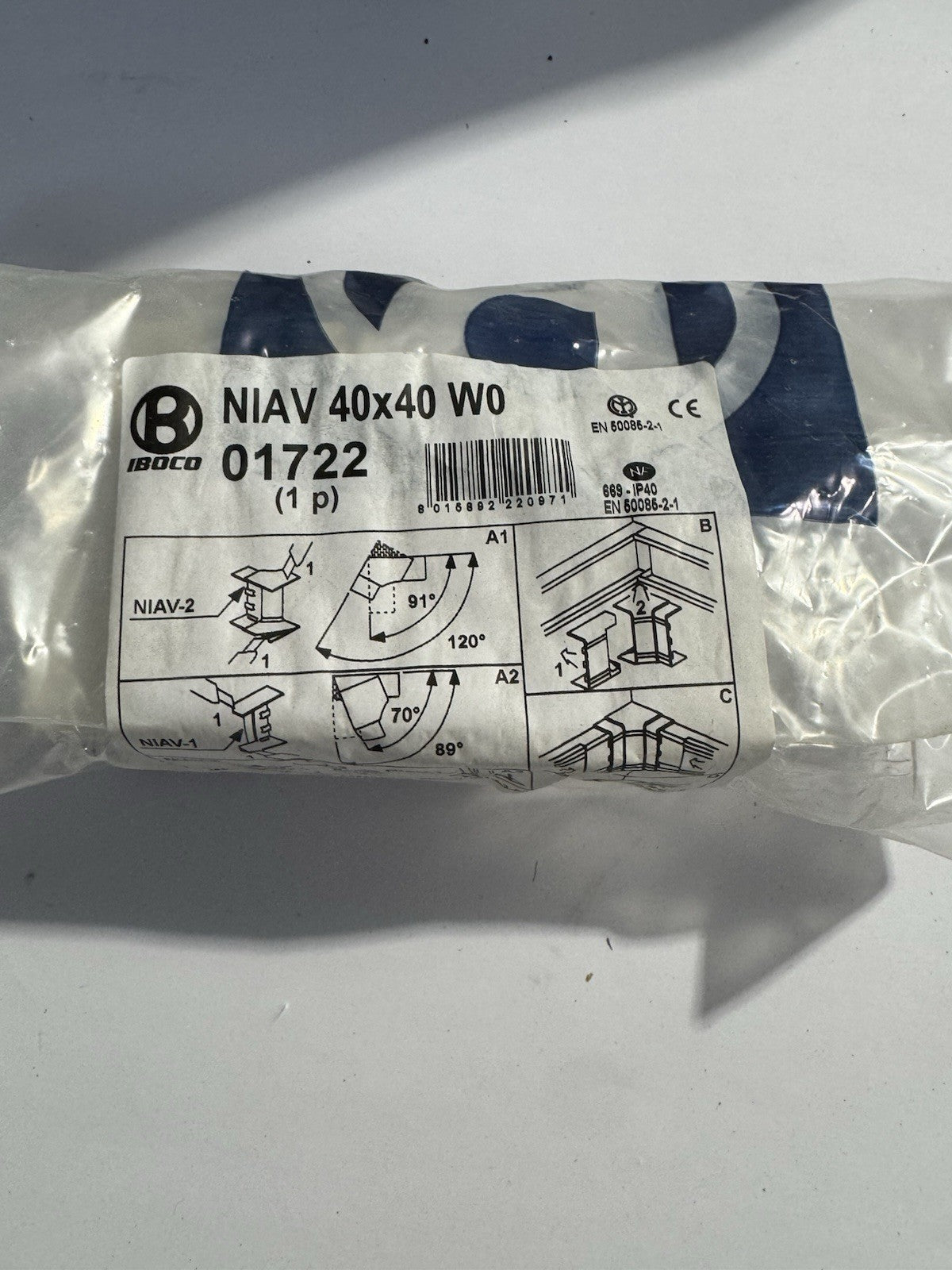 Angle Interieur Variable Iboco 01722 40x40