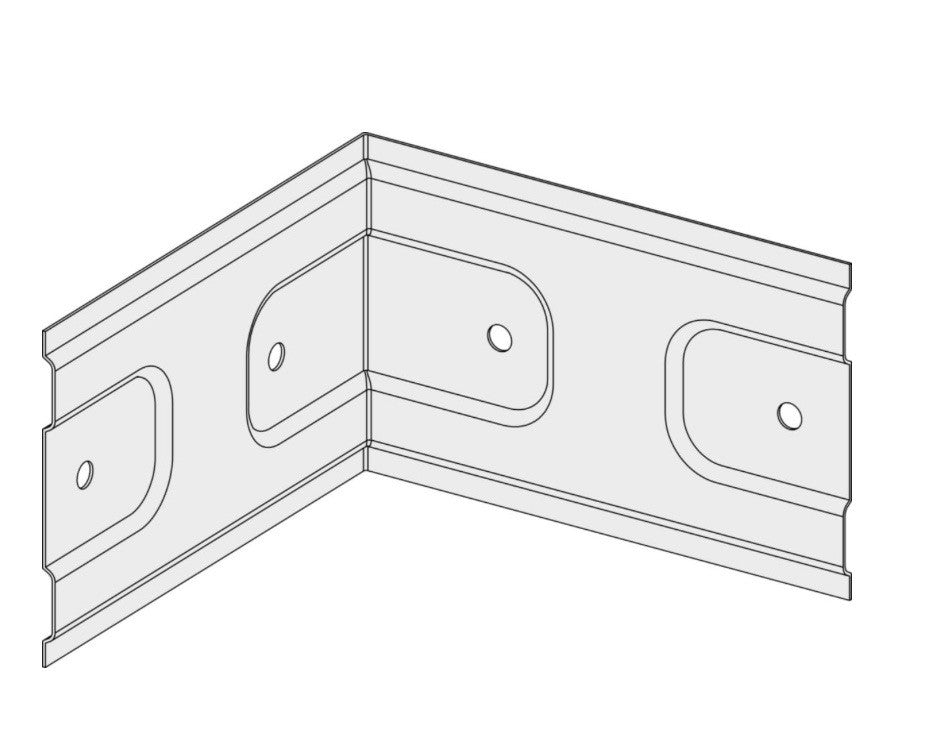 Embout de fixation murale AC230 pour PLP 120 - boîte de 50 pcs