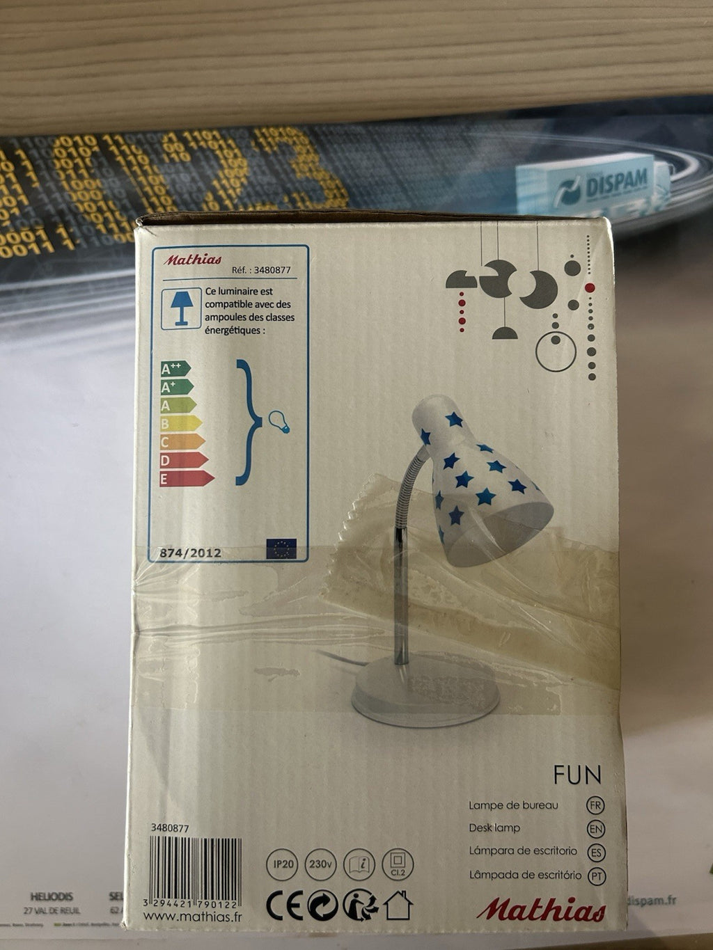 Lampe de bureau fun MATHIAS