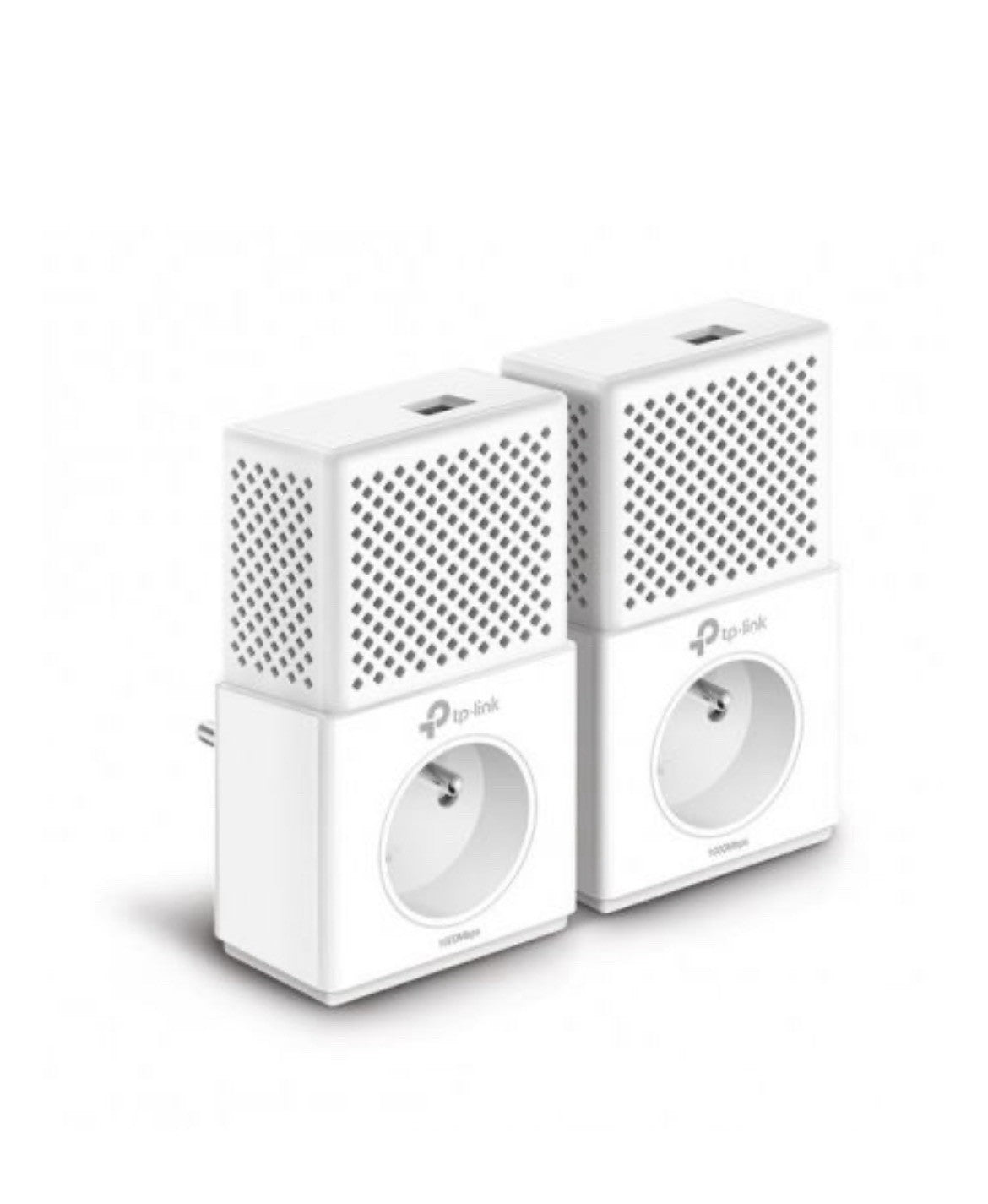 Pack de 2 CPL TP-Link AV1000 avec 1 Prise Gigogne