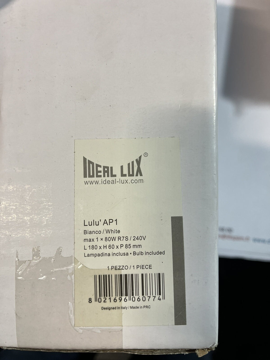 Applique Lulu Ap1 Ideal Lux