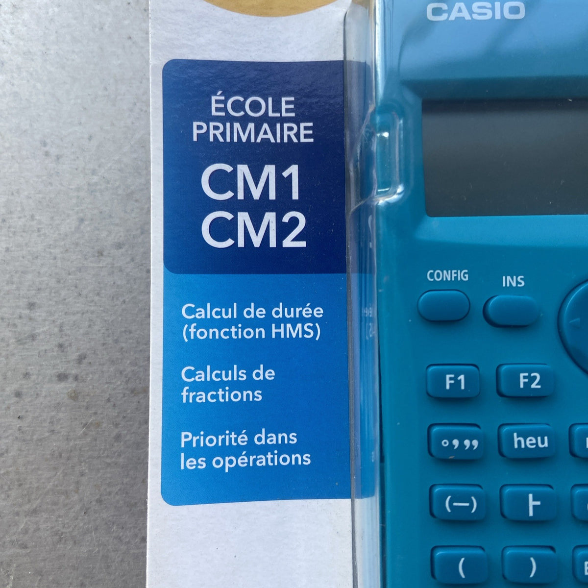 Calculatrice CASIO FX junior plus - avec coque de protection Neuve