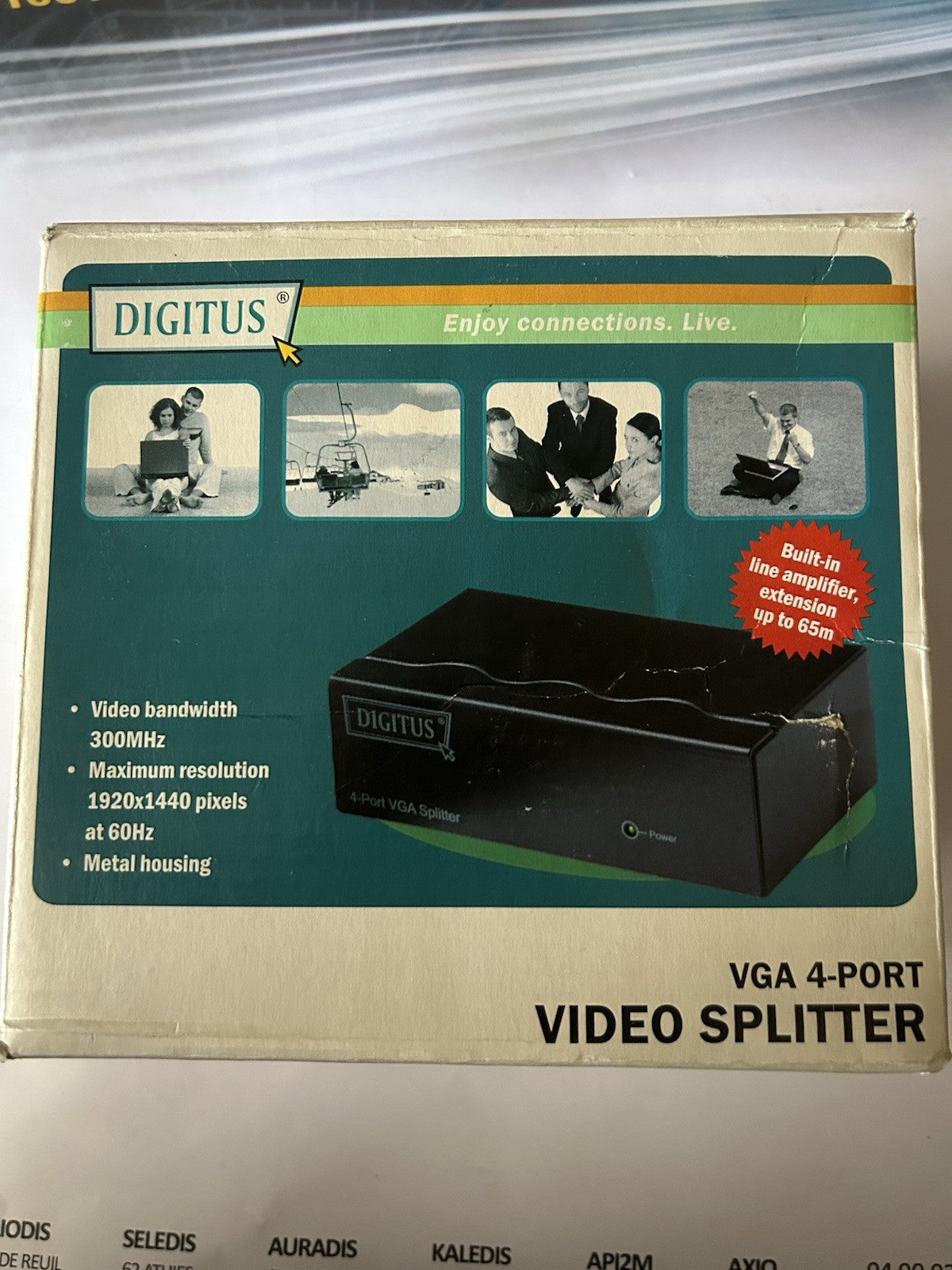 répartiteur vidéo VGA à 4 ports (splitter VGA)