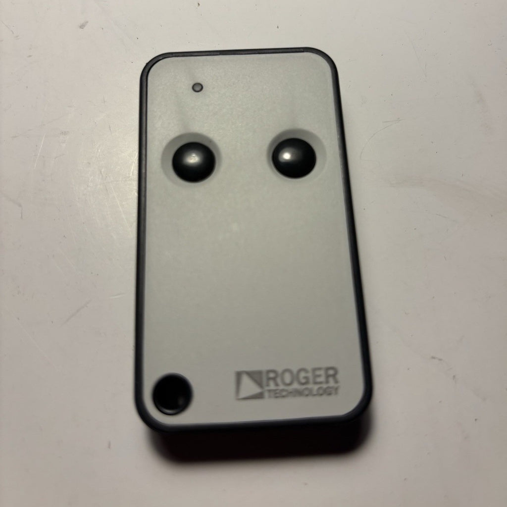 Roger Technology Télécommande 2 boutons E80/TX52R/2 433,92 MHz gris/noir