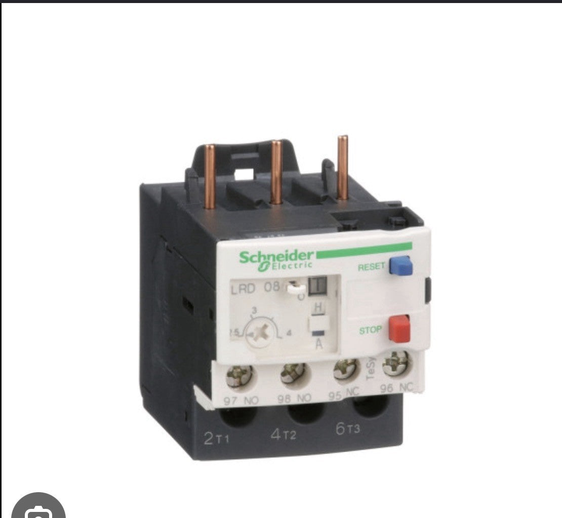 Relais thermique de surcharge Telemecanique TeSys LRD08 (2,5-4A)